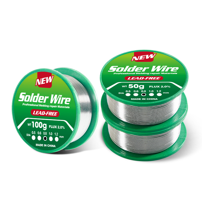 20g/30g/50g/100g low melting point lead-free solder wire coil sn99.3/cu0.7 high purity Soldering Wire Rosin Core Tin