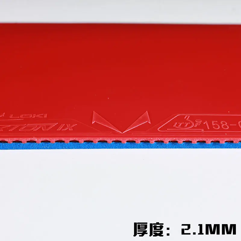 LOKI-Thunder God 特別卓球ラバーカバー、粘着リバース接着剤、Ruilong 9、接着剤充填なし、周瑜