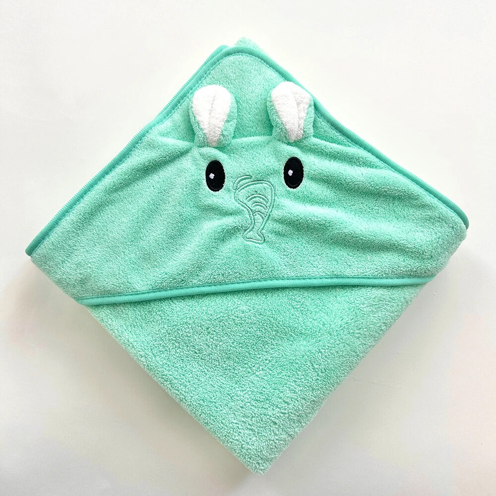 0-3-letni Baby Shower Unisex szlafrok dziecięcy flanelowy płaszcz kreskówka Boy Girl Ultra-miękkie z kapturem szata Spa ręcznik kąpielowy dla noworodka