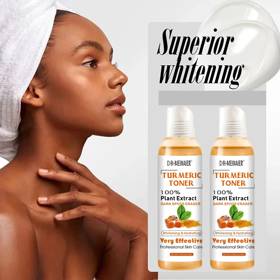3 stücke Bleaching Kurkuma Toner Aufhellung Gesicht Serum Dark Corrector Feuchtigkeitsspendende Vitamin C Ingwer Essenz Koreanische Kosmetik