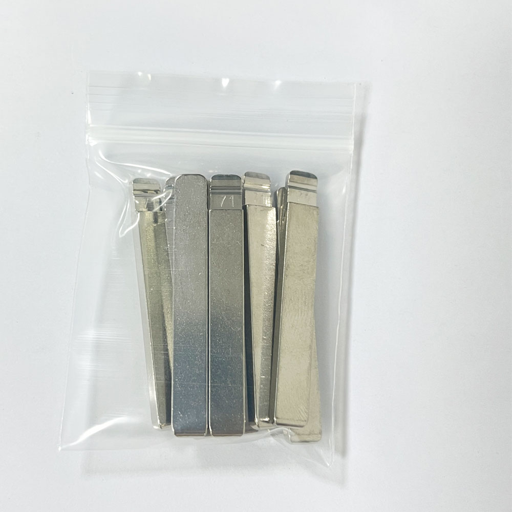 10 Chiếc 71 # HU100 HU100FH Kim Loại Uncut Trống Flip Remote Khóa Lưỡi Dao Cho Opel, Chevrolet, buick Cho Keydiy KD Xhorse VVDI JMD