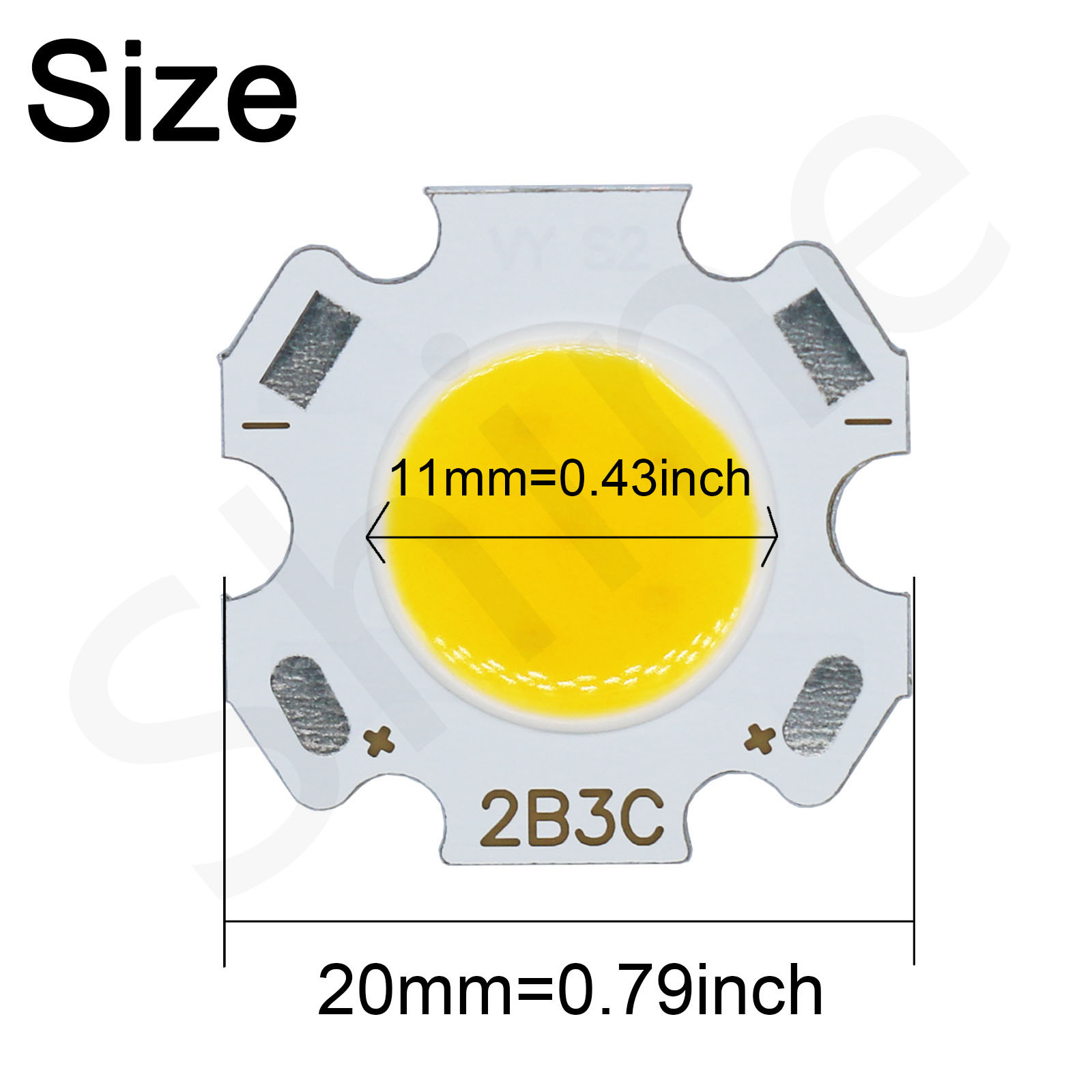 10pcs 3W 5W 7W 10W High Power LED COB Light Beads Warm/Natural /White LED Lamp Bead LED Bulb Chip SpotLight Downlight Diode Lamp
