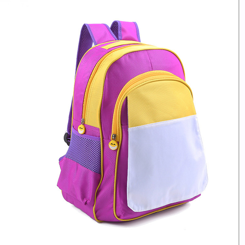Sublimation leere Schultasche Rucksack für Kinder Kinder Junge Mädchen große Größe personalisierte Druck Büchertasche für Studenten
