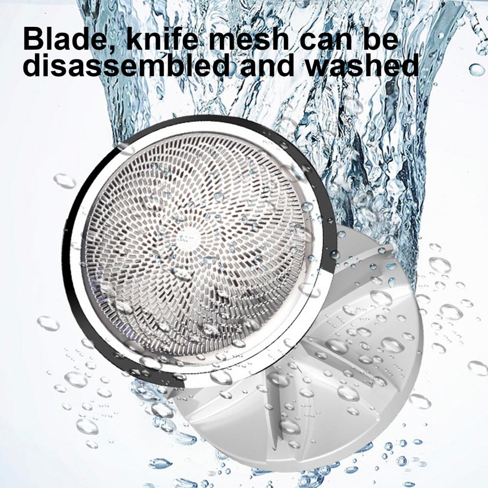 Men Electric Razor Electric Shaver with Digital Display Usb Rechargeable Portable Electric Shaver with Led Battery for Men