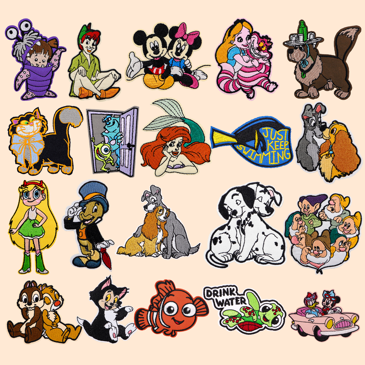 Нашивки с милыми собаками на одежде, вышитые нашивки с рисунком черного кота, пришитые значки, железная нашивка, аксессуары для одежды «сделай сам»