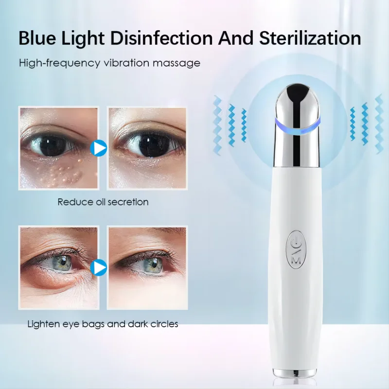 5 In 1 눈 미용 장치 얼굴 마사지 기계 Led 빨간불 치료 지팡이 눈 다크 서클 눈 가방 붓기 스킨 케어 도구