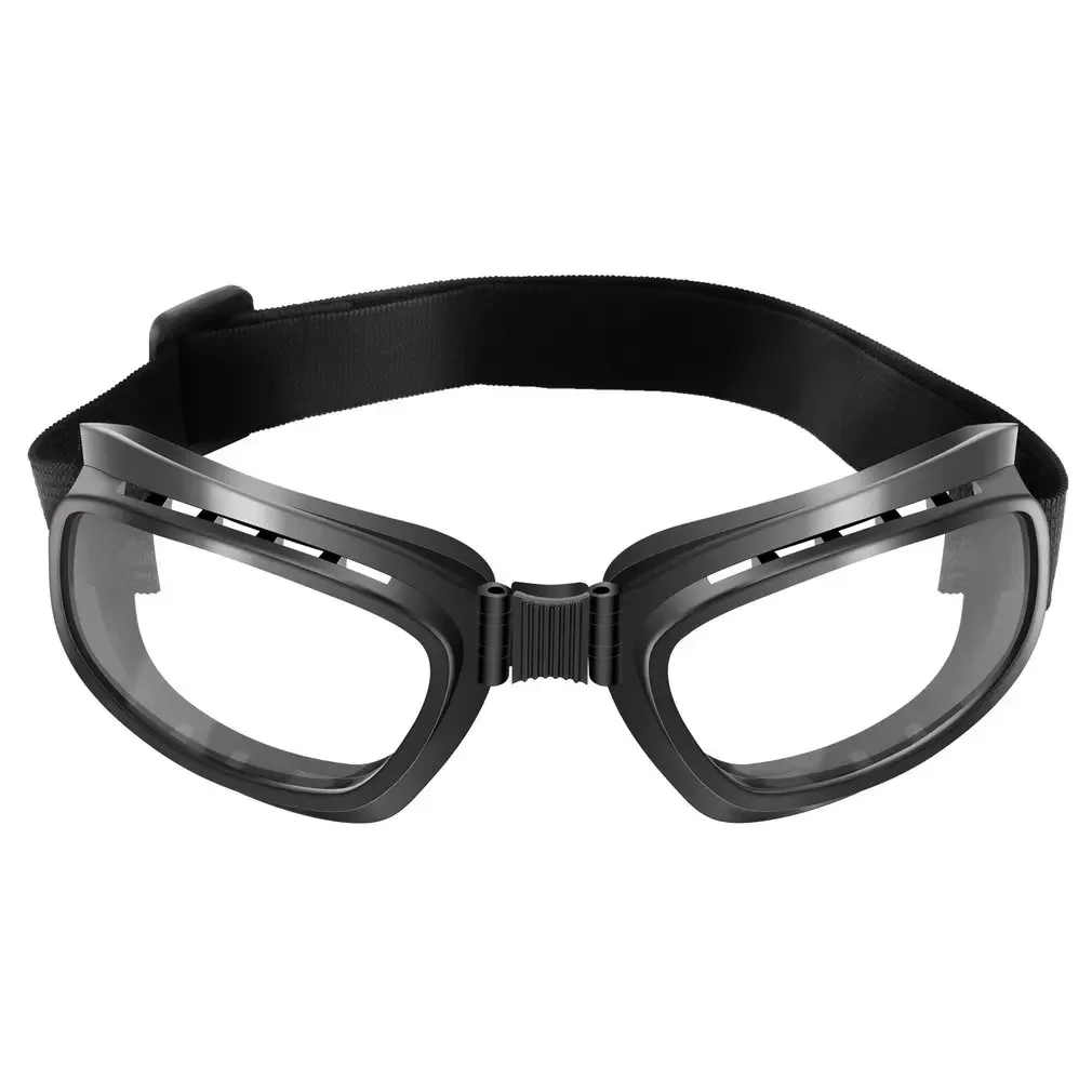 Nuevas gafas plegables Vintage para motocicleta, gafas de sol polarizadas para ciclismo de día y noche, gafas de protección UV a prueba de viento y polvo