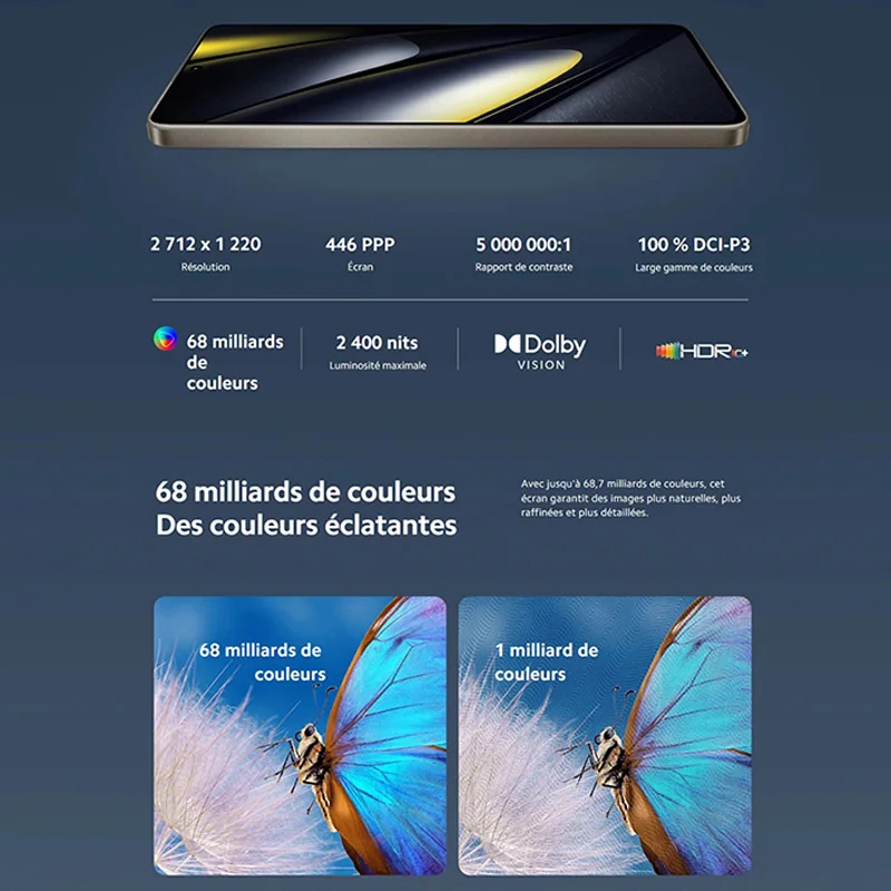 Weltpremiere POCO F6 Smartphone Globale Version Snapdragon ® 8s Gen 3 NFC 120 Hz Flow AMOLED 90 W Turbo-Ladebatterie 5000 mAh