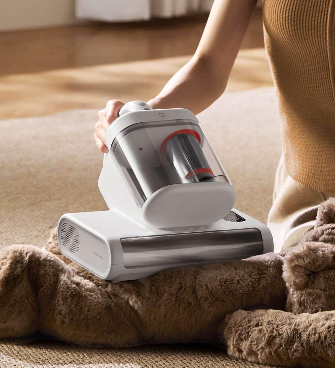 2025 New Xiaomi Mijia Mite Remover 2 Pro E401CN Dual Dust Cup Design 72,000 times/min High Frequency Sweeping 16kPa Hurricane