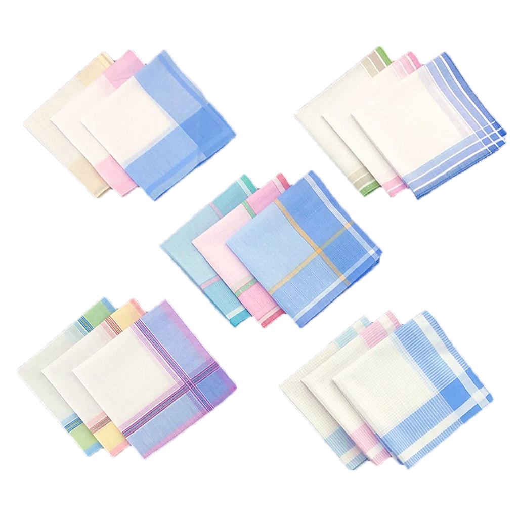 12x chusteczki do chusteczek z czystej bawełny dla mężczyzn