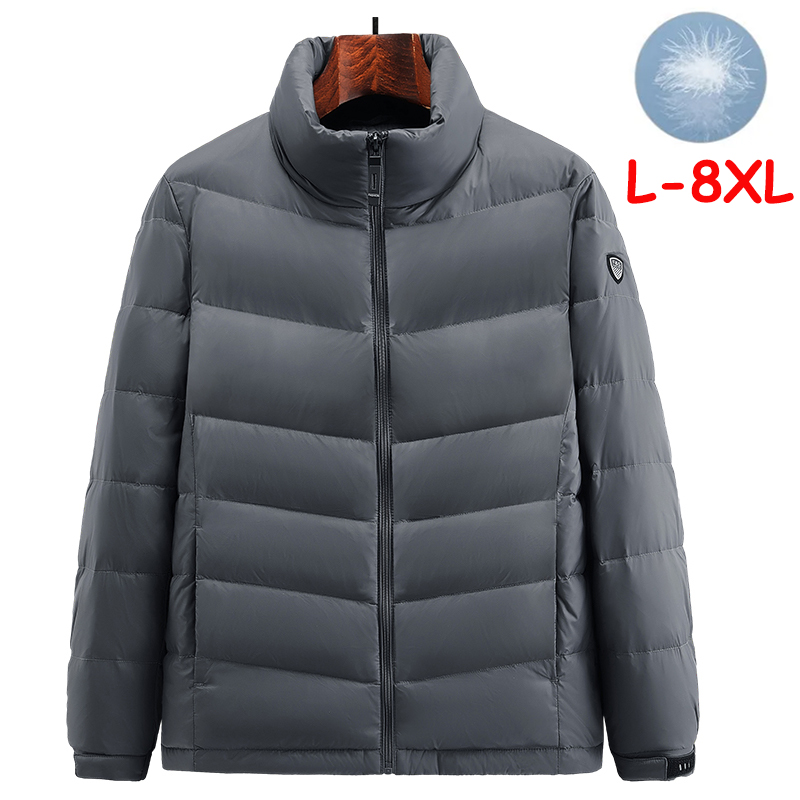 Männer Winter Neue Daunen Jacke Warme Wind Wasserdichte Leichte Puffer Jacke Männer Stehen Kragen Hohe Qualität Unten Jacke Männlich