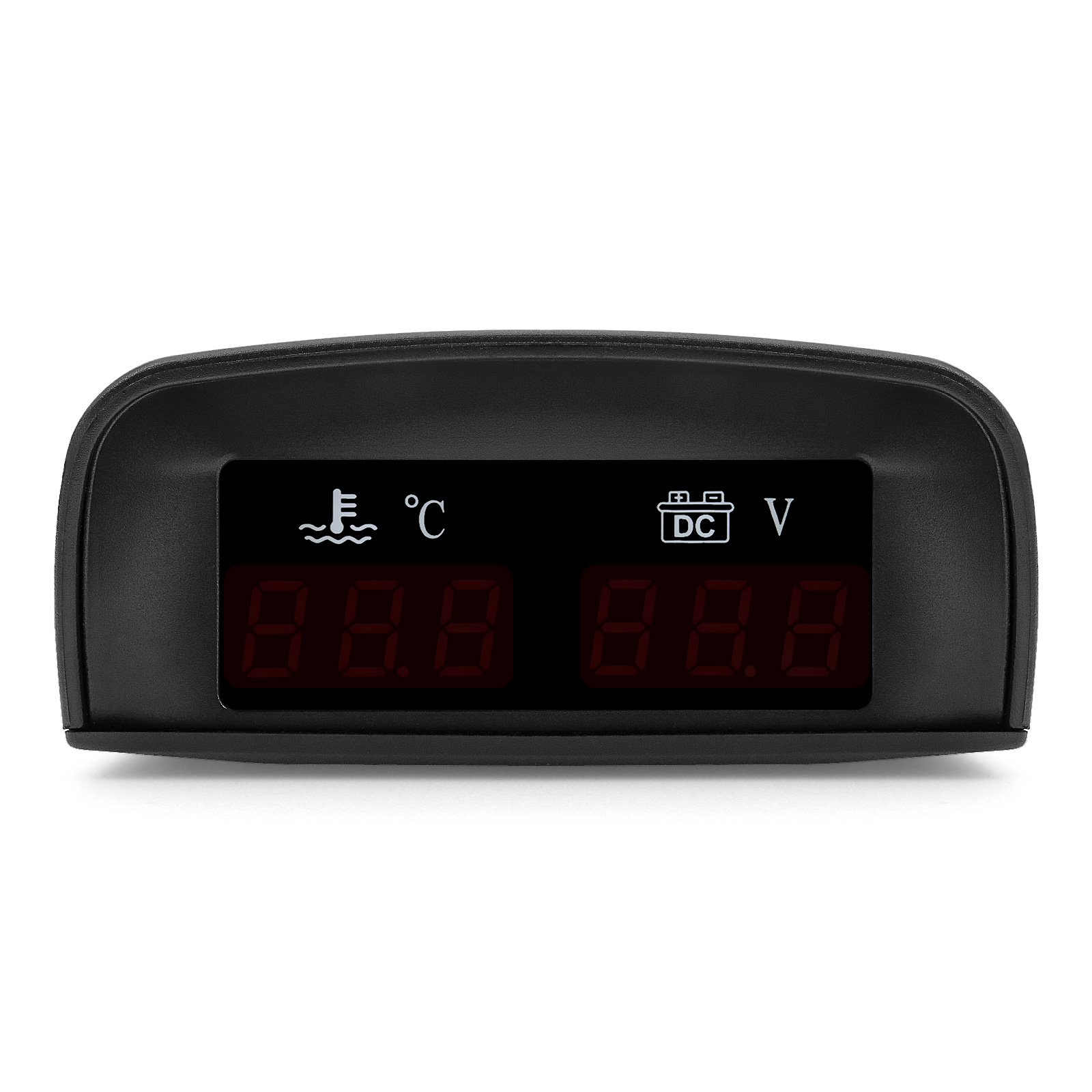 デジタル水温計 + ボルト水温センサー 10 ミリメートル 2 で 1 ゲージ車の液晶ディスプレイ車のトラックオートバイ 12V 24V