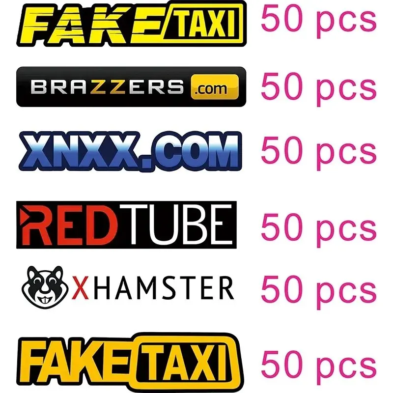 สติ๊กเกอร์รถ 50 ชิ้นฝาครอบรอยขีดข่วนสติ๊กเกอร์รถจักรยานยนต์อุปกรณ์ตกแต่งรถสติกเกอร์ที่กําหนดเอง PVC บุคลิกภาพ,10 ซม