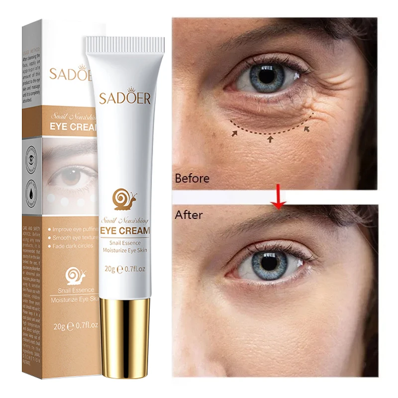 New Removal Wrinkles Eye Cream Collagen Eye Bag Removal Lifting Fade Fine Lines Moisturizing Brightening Anti Puffiness Eye Care
