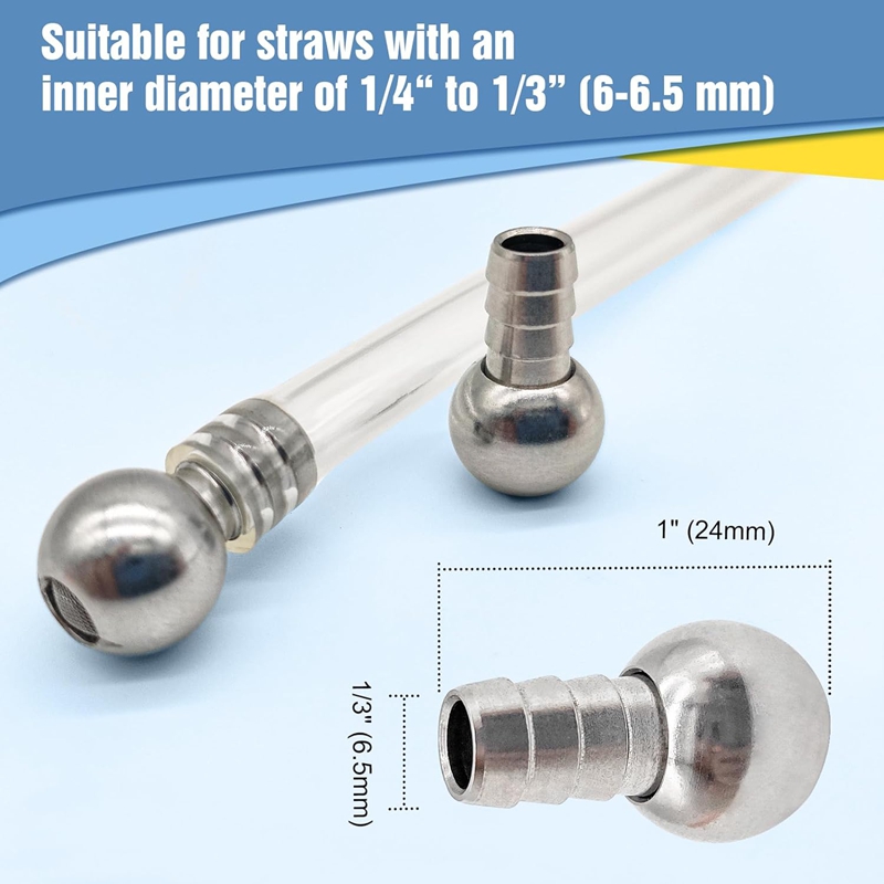 24CM Cutable Foam Cannon Colorful Straw With Stainless Steel Filter Ball for Most Foam Lance Daily Tool High Pressure Wash Cars