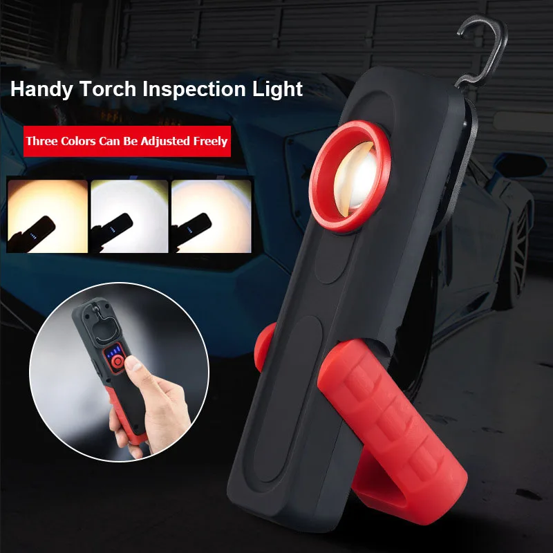Herramientas de detalles de automóviles, linterna USB, luz de inspección, lámpara con acabado de pintura de coche, escaneo, remolino, luces de trabajo multifunción para reparación de automóviles