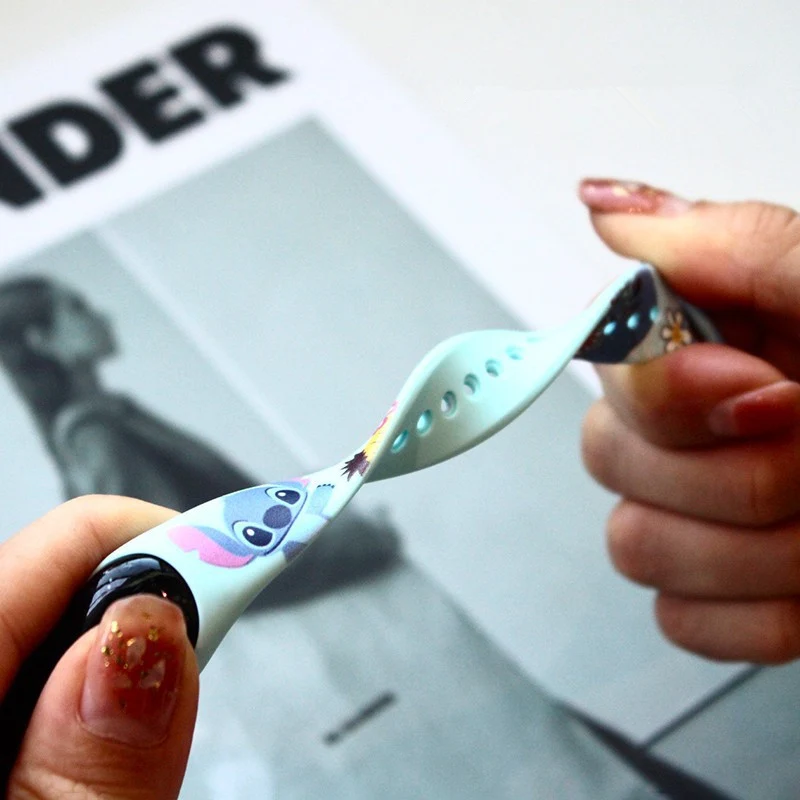 Disney Digital Kids' Watches Anime Figures Stitch LED Luminous Watch Touch Waterproof Electronic Sports Watch Kids Birthday Gift