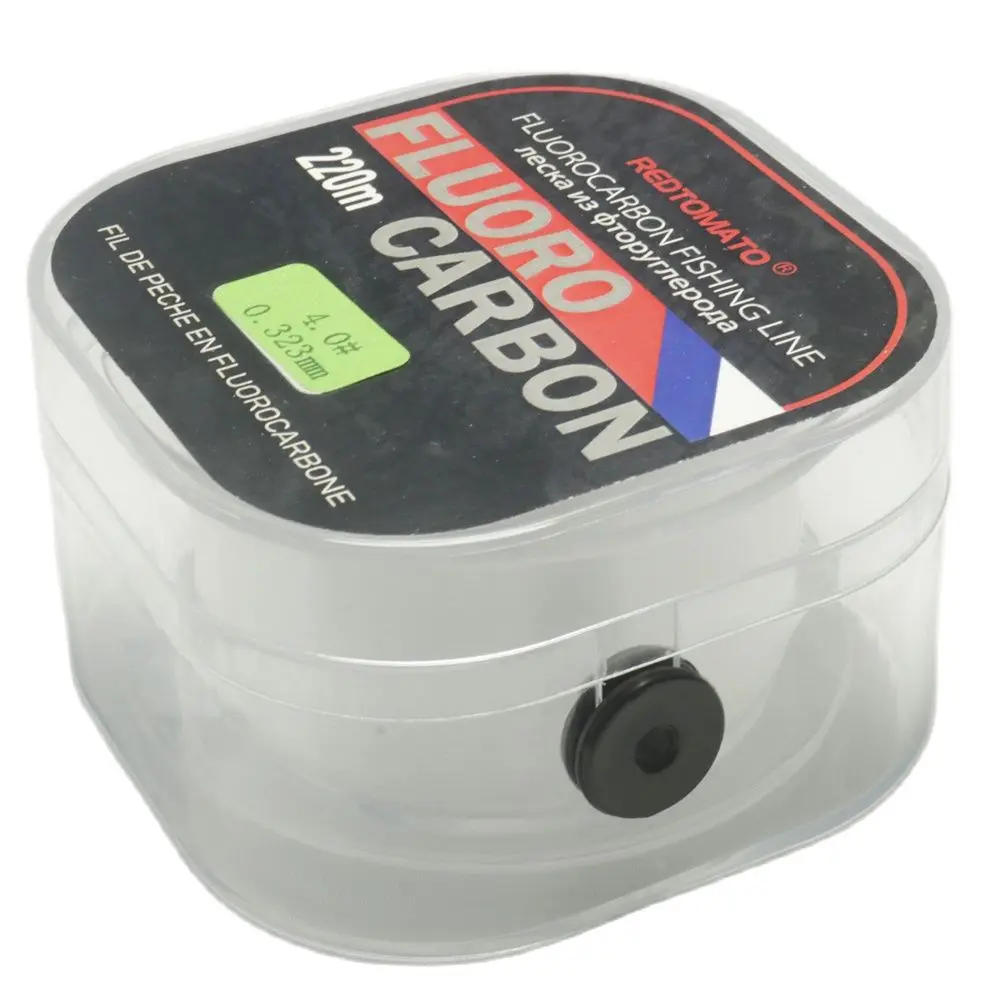 220M Mềm Fluorocarbon Bọc Dây Câu Cá Nhật Bản Sợi Carbon Nguyên Khối Lãnh Đạo Dòng Cá Chép Câu Cá-LineTackle Pesca