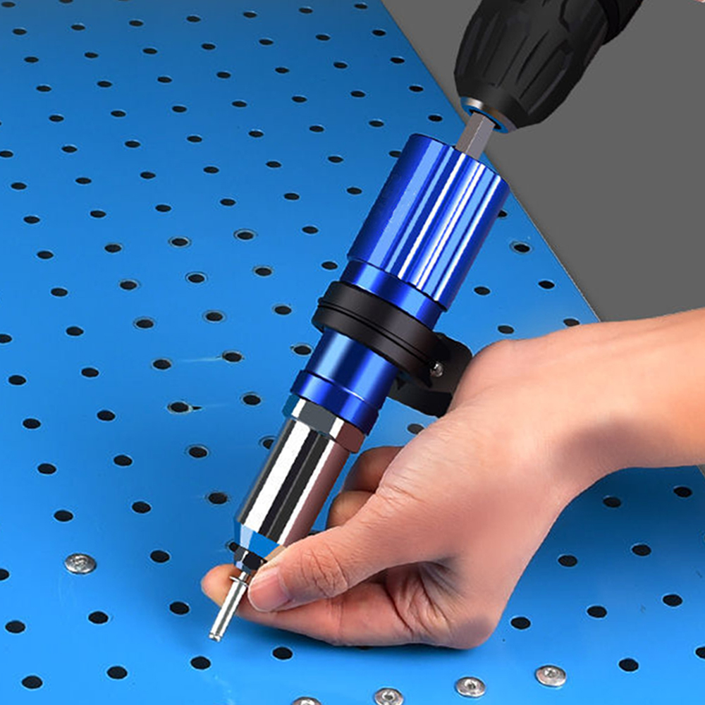 Electric Rivet Nut Gun Riveting Tool Cordless Riveting Drill Adaptor Insert nut tool Multifunction Nail Gun Auto Rivet