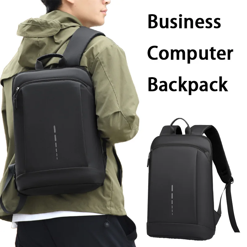 Zaino impermeabile da uomo Zaino da uomo ultraleggero Zaino da uomo elegante Zaino per laptop da 15,6 pollici