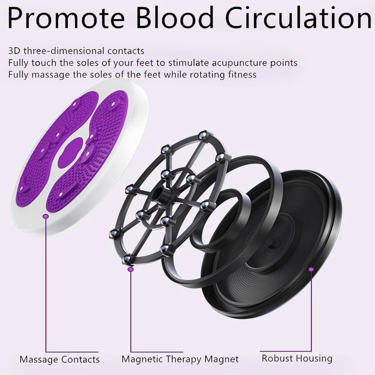 Exercício cintura torção disco pé massagem cintura torção disco equipamentos de fitness portátil tensão magnética cintura torção máquina