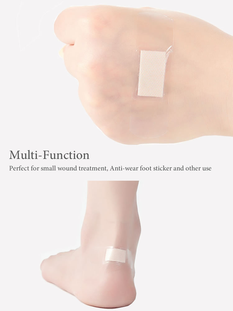 100 ชิ้น/แพ็คชุดปฐมพยาบาลโปร่งใสแผลกาวพลาสเตอร์ทางการแพทย์ Anti-แบคทีเรีย Band ผ้าพันแผลสติกเกอร์ Home Travel