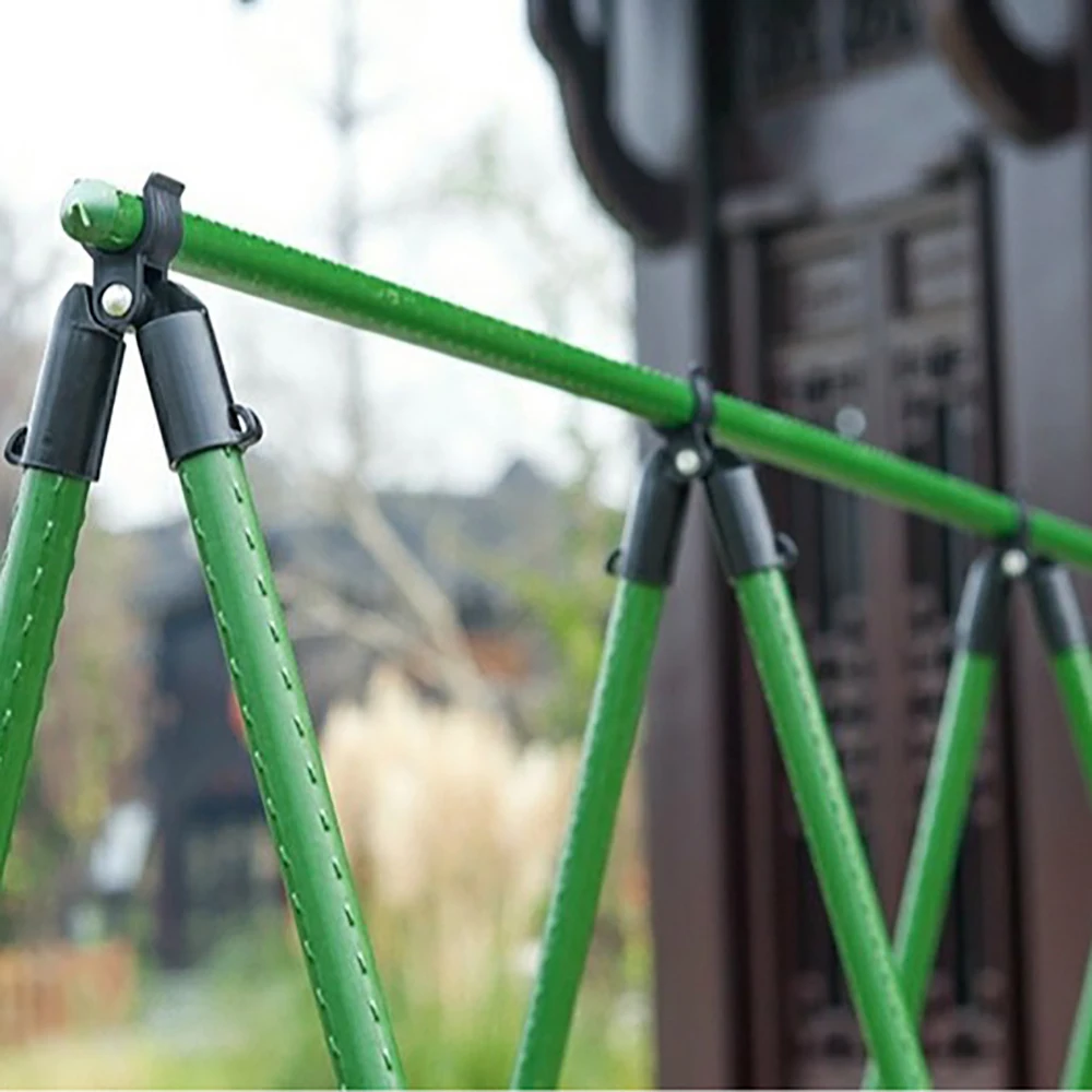 10 PCS Universal คลิปพลาสติกพืชสนับสนุน FIXED Connector เสาสวน 11 มม.วงเล็บคงที่ปีนเขา Pergola CONNECTOR