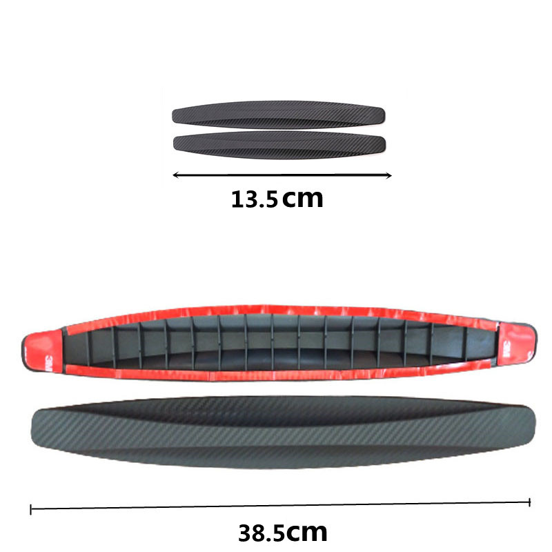 ユニバーサルフロントおよびリアバンパーコーナープロテクター,車の衝突防止保護,装飾ストリップ,カーアクセサリー,2個,4個