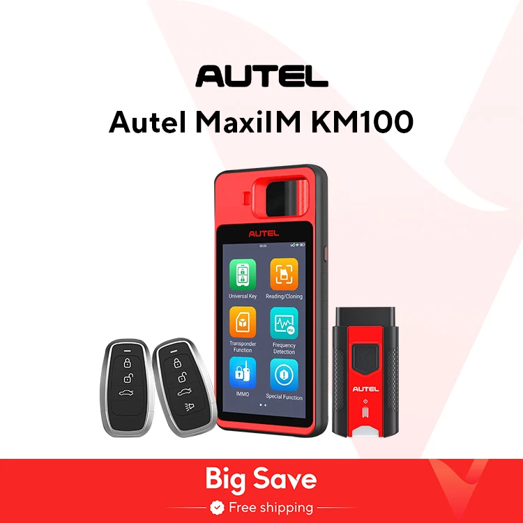 Autel KM100 Programador Chave V200 Gerador de Chave Universal Atualização Gratuita Vida Pk IM508 IM608 IMMO