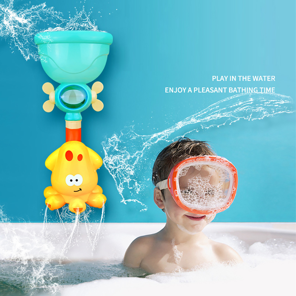 ベビーバスおもちゃ浴槽 DIY パイプチューブバスタイム水ゲームスプレー水泳浴室のおもちゃ幼児キッズギフト誕生日ギフト
