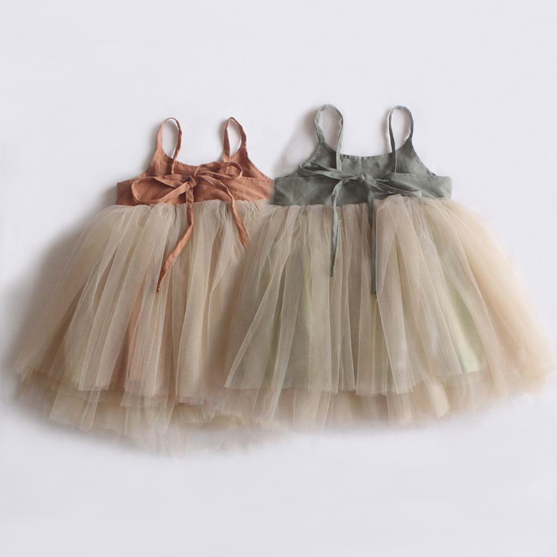 Abito da principessa per bambina Abito estivo per bambina senza schienale per compleanno per bambina 0-4 anni Abito tutu per bambina Vestiti per bambina