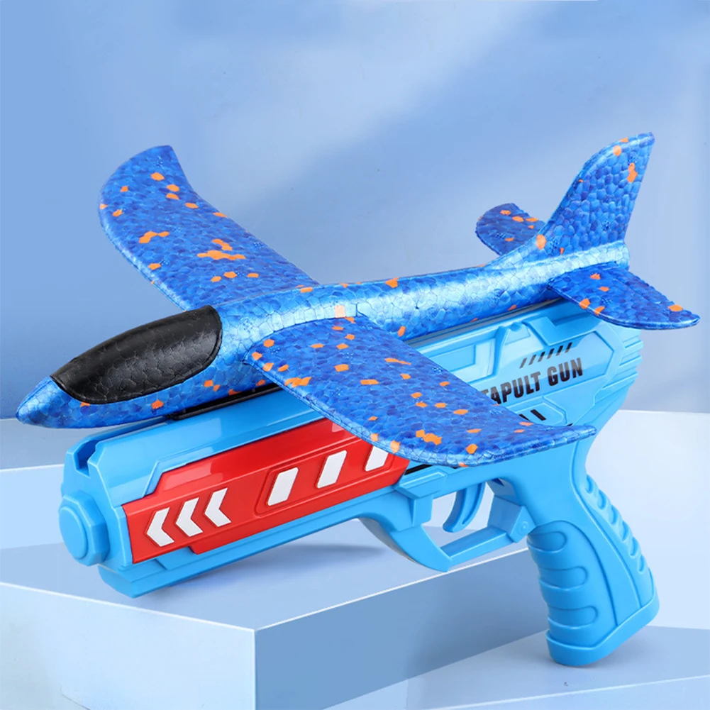 Lançador de avião Brinquedos para crianças, esportes ao ar livre, catapulta antiderrapante, avião com ou sem luz, presentes de aniversário para meninos e meninas