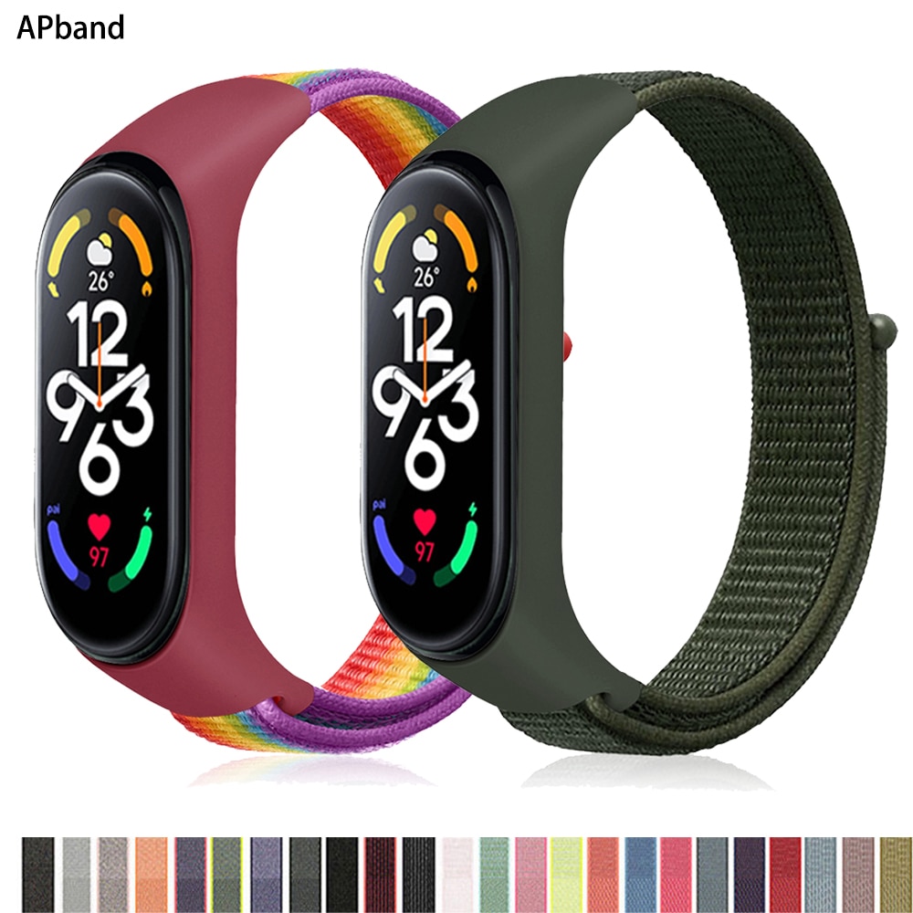 Pulseira para xiaomi mi banda 6 pulseira pulseira pulsera correa pulseira miband pulseira esporte loop mi banda 5 4 3