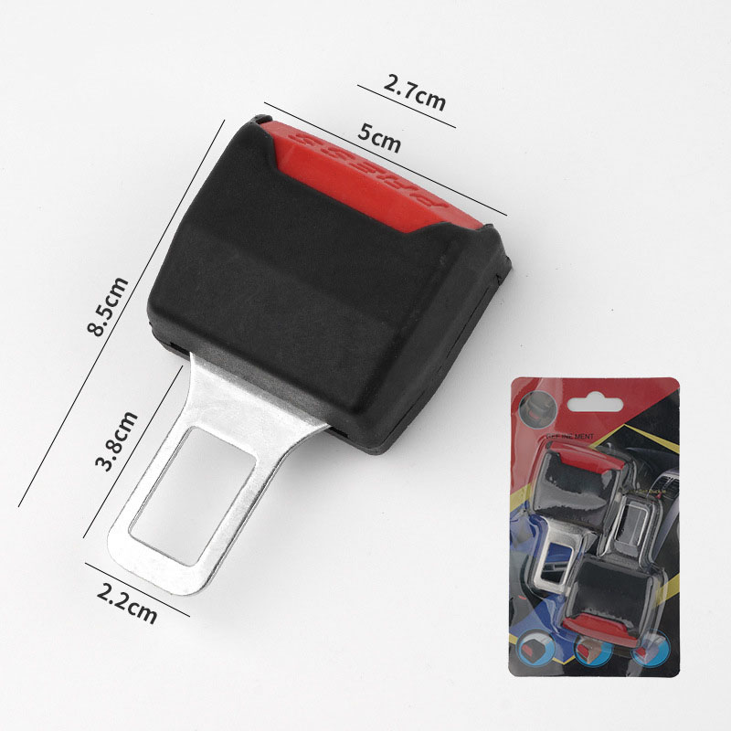 Extension de Clip de ceinture de sécurité de voiture, 2 pièces, boucle de verrouillage de ceinture de sécurité, prise d'insertion épaisse, boucle de sécurité