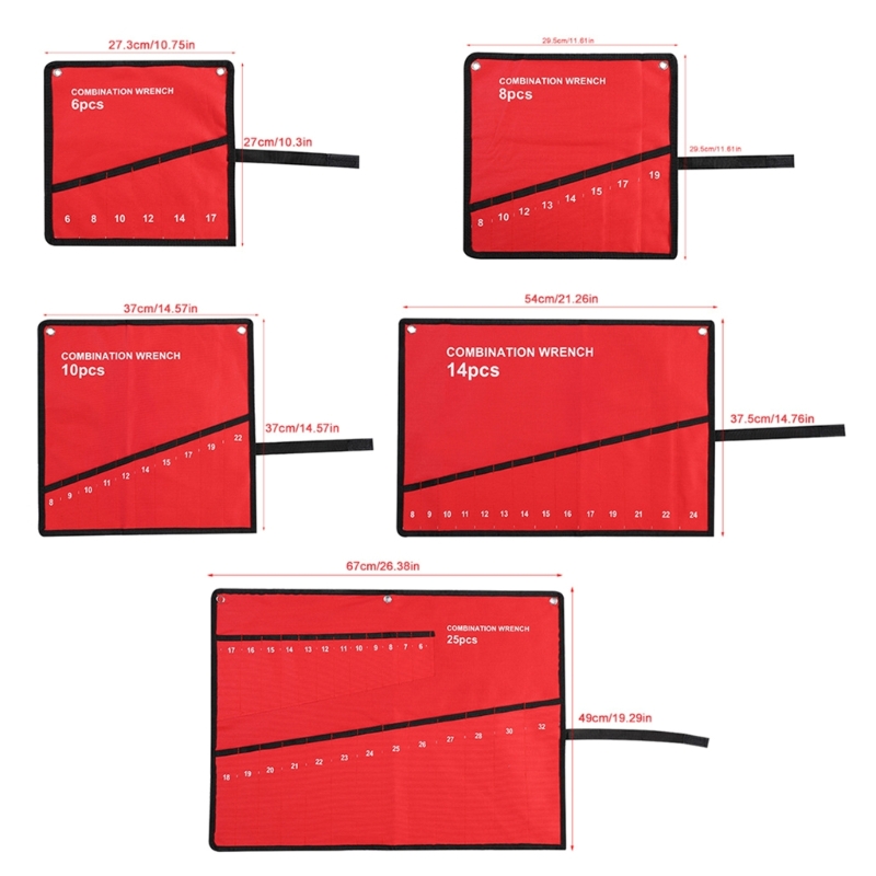 Dụng Cụ Lăn Cờ Lê Cuộn & Người Tổ Chức Oxford Túi Đựng Dụng Cụ Sửa Chữa Điện Dụng Cụ Túi