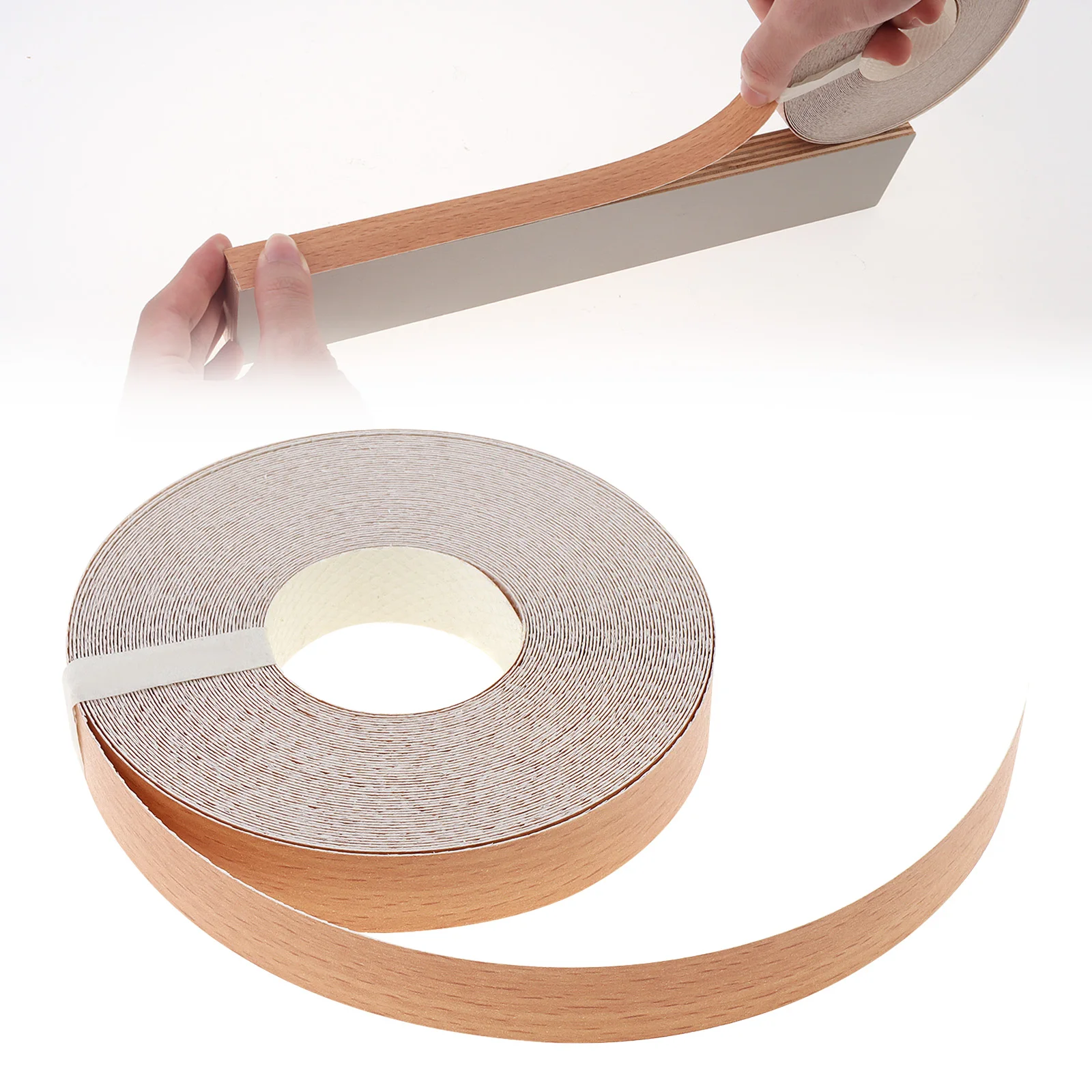 15M Adhesive Melamine Edge Strip Banding Adhesive Furniture Cabinet Wood Surface Table Edging Tape Tools,Pre-glued Veneer Edging