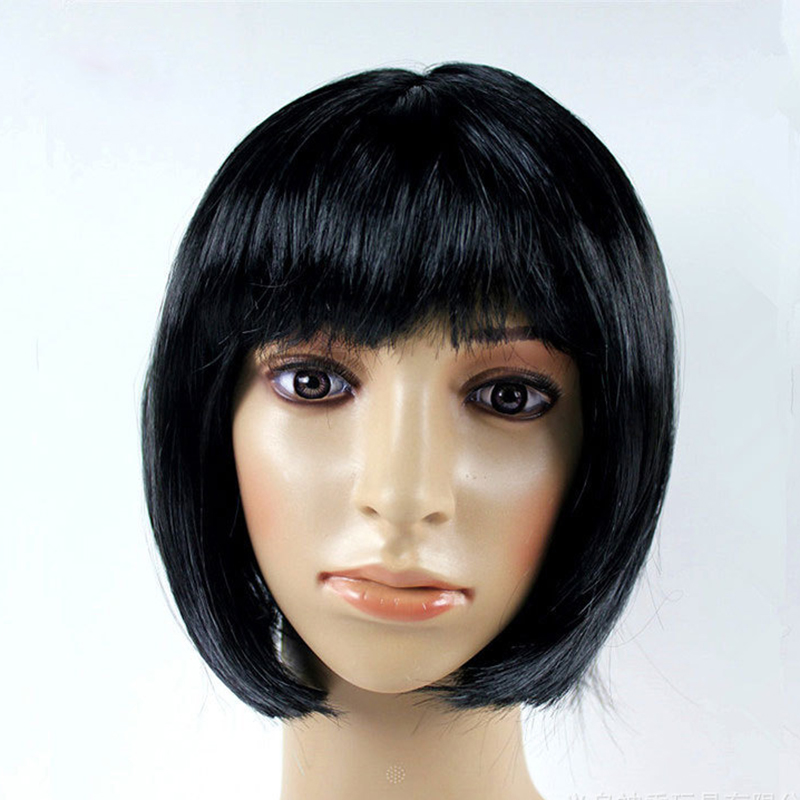 Bob perruque jolies femmes courtes Bob perruques mode naturelle Halloween Cosplay Anime perruques mignon coloré synthétique quotidien fête perruque de noël