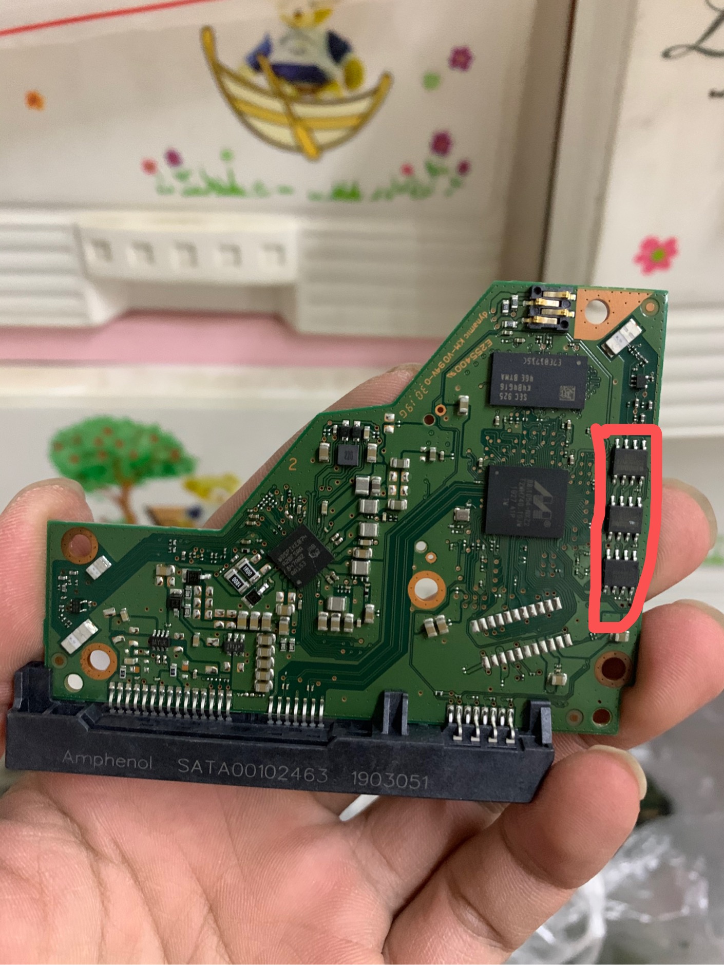 2060- 810011 -001 Disco duro WD PCB 2060- 810011 -001 REVP1 desbloquea la placa PCB Decrypt PCB admite PC3000