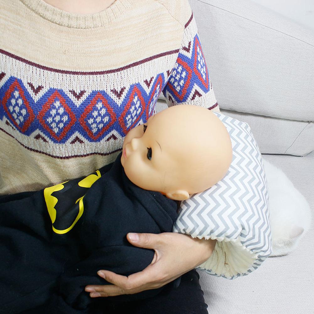 Cura cuscino per il braccio del bambino cuscino per il braccio per l'allattamento al seno cuscino per l'alimentazione del bambino della stanza della decorazione del bambino