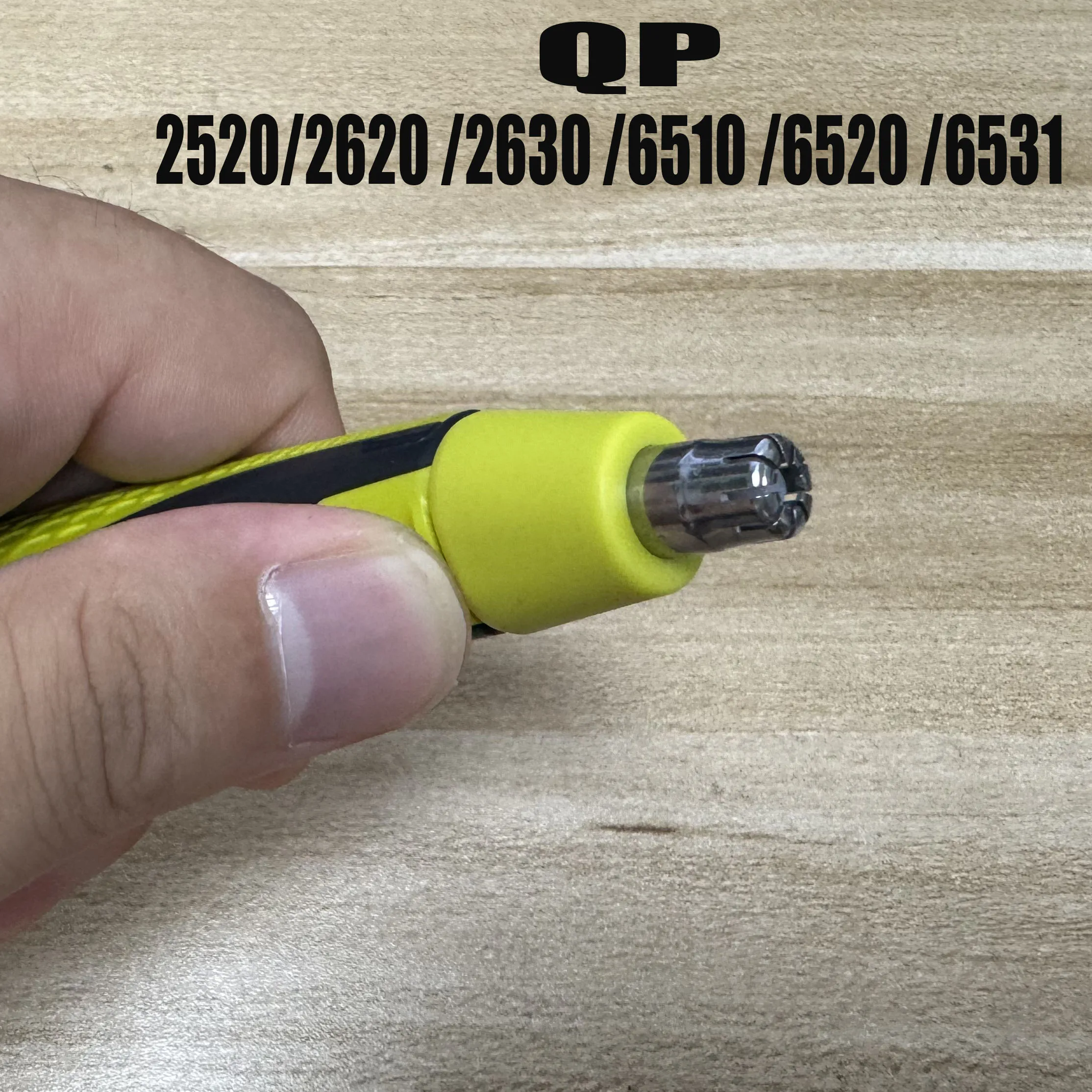 Nuevo cabezal de afeitadora de cuchilla de repuesto para una hoja y una hoja QP-2520/2530/2630/6510/6520/2523 bolsa de almacenamiento solo admite QP-2530/2520