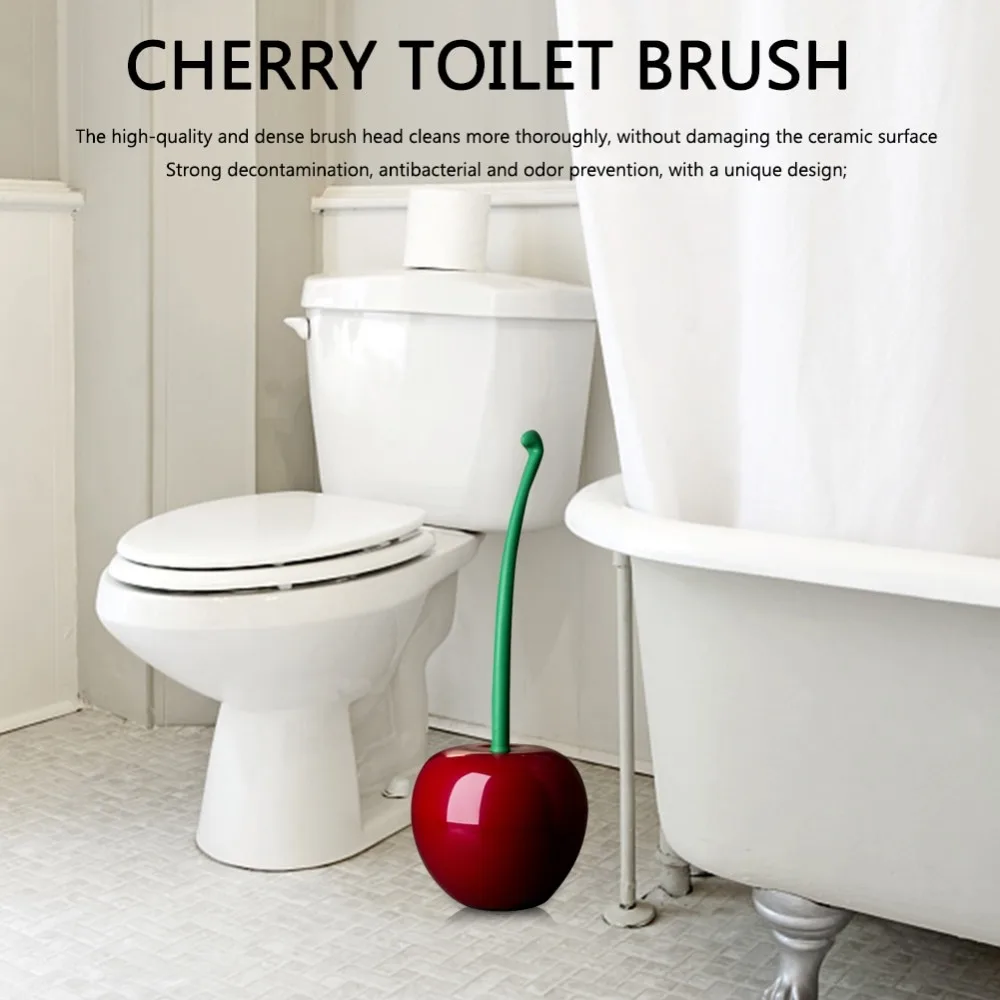 Scopino per wc scopino per la pulizia della toilette Set di scopino per wc a parete con setole morbide in plastica strumento per la pulizia del bagno della casa