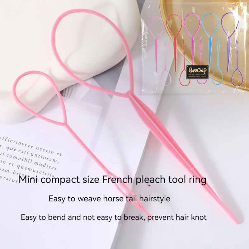 10 Stück Haar geflecht werkzeuge sparen Zeit und Mühe beim Flechten von Haars chwanz werkzeugen Multifunktion ales DIY-Haarstyling-Werkzeug für den Heimgebrauch