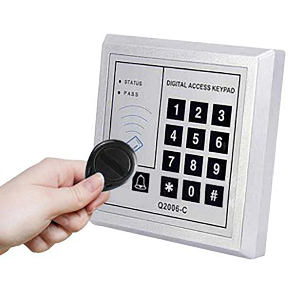 Etiquetas de chaveiros de token RFID LF EM4100 compatíveis com leitor e drivers de identificação TK4100 de 125 kHz para porta de entrada e cartões de chave de fechadura de segurança