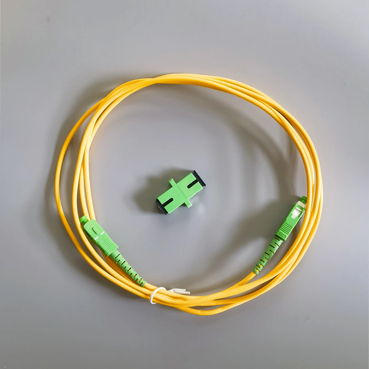 Cabo de fibra óptica 1.5m/2m/3m/5m/10m/15m sc/APC-SC/apc interno fttr cabo de extensão de modo único adaptador gratuito fibra óptica