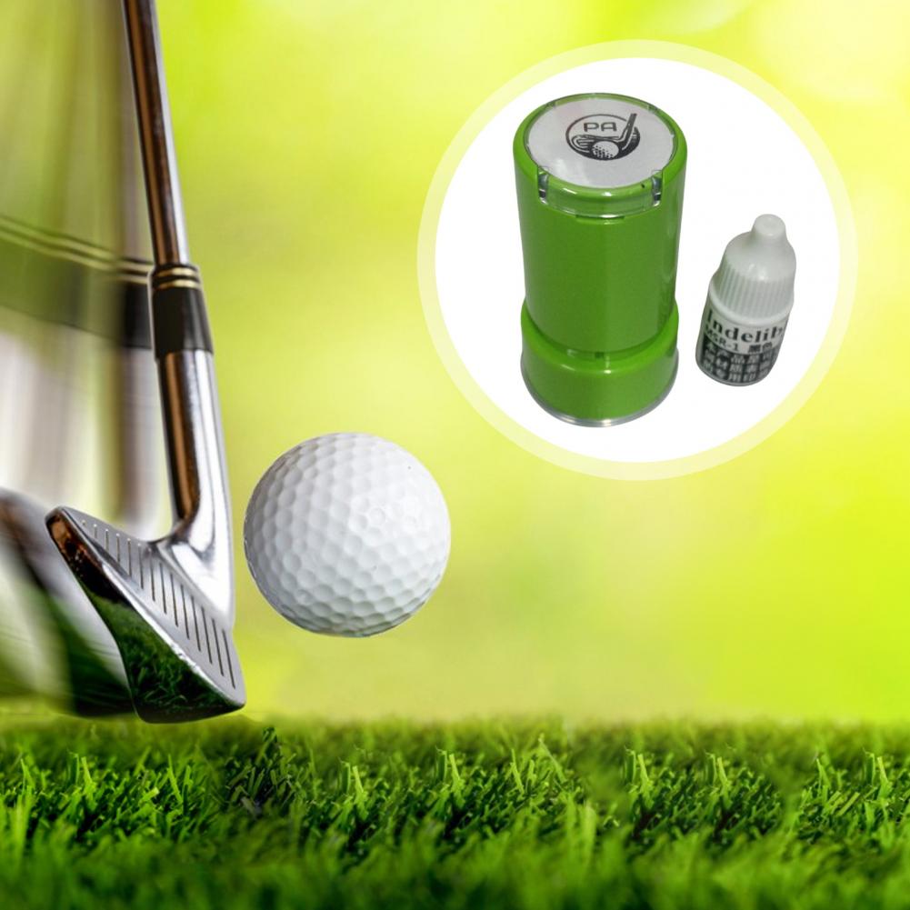 Golf Ball Stamp Self-Inking Golf Ball Stamper Fast-Drying Ball Marking Tool Customize Your Golf Balls Ink Control for Markings