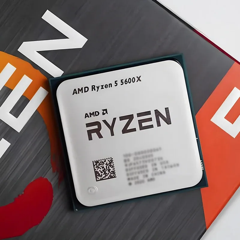 AMD Ryzen5 5600X 6 núcleos 12 hilos 32 MB L3 Cache AM4 PCIe ®     CPU para juegos de escritorio 4.0 DDR4 Ryzen 5000 Series 65W