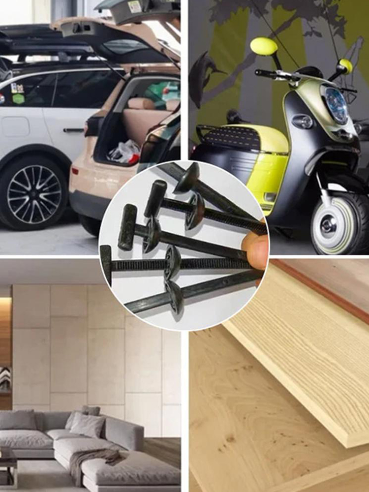 Nylon Cable Zip Ties Self-Locking Universal Cable Tie Buckle for Fenders Engine Guards & DIY Fixing