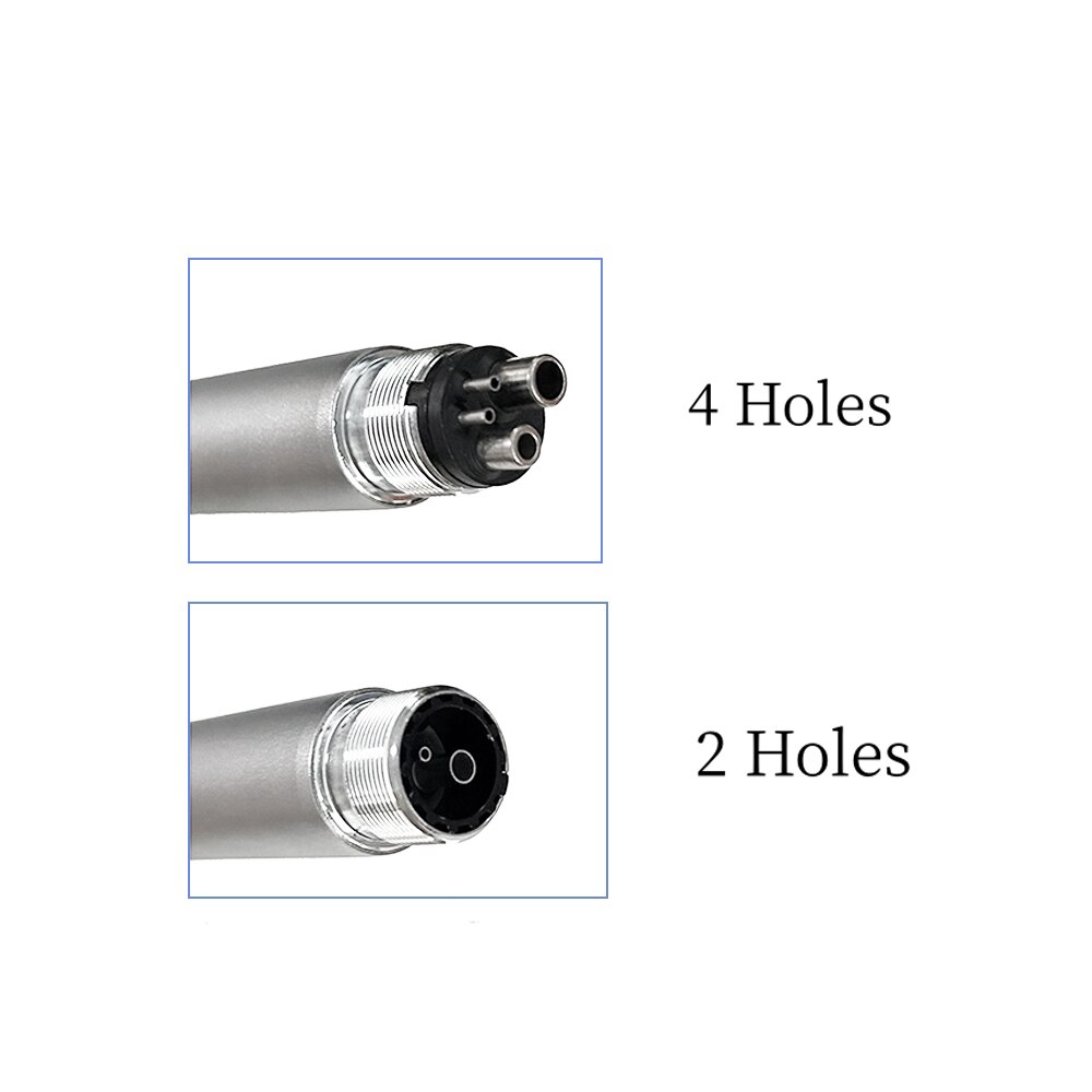 Dental High Speed Handpiece LED E-generator Standard Head Push Button Air Turbine Cartridge Rotor 3 Water Spray 2/4Holes
