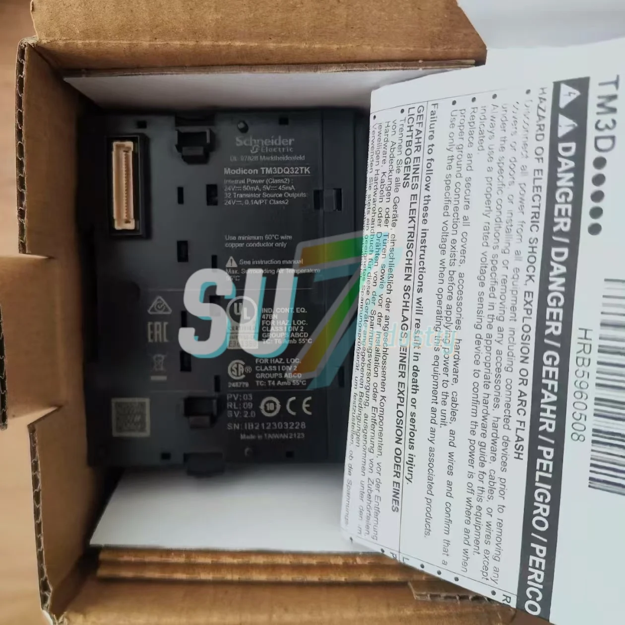 Módulo PLC TM3DQ32TK TM3TI4 Novo original