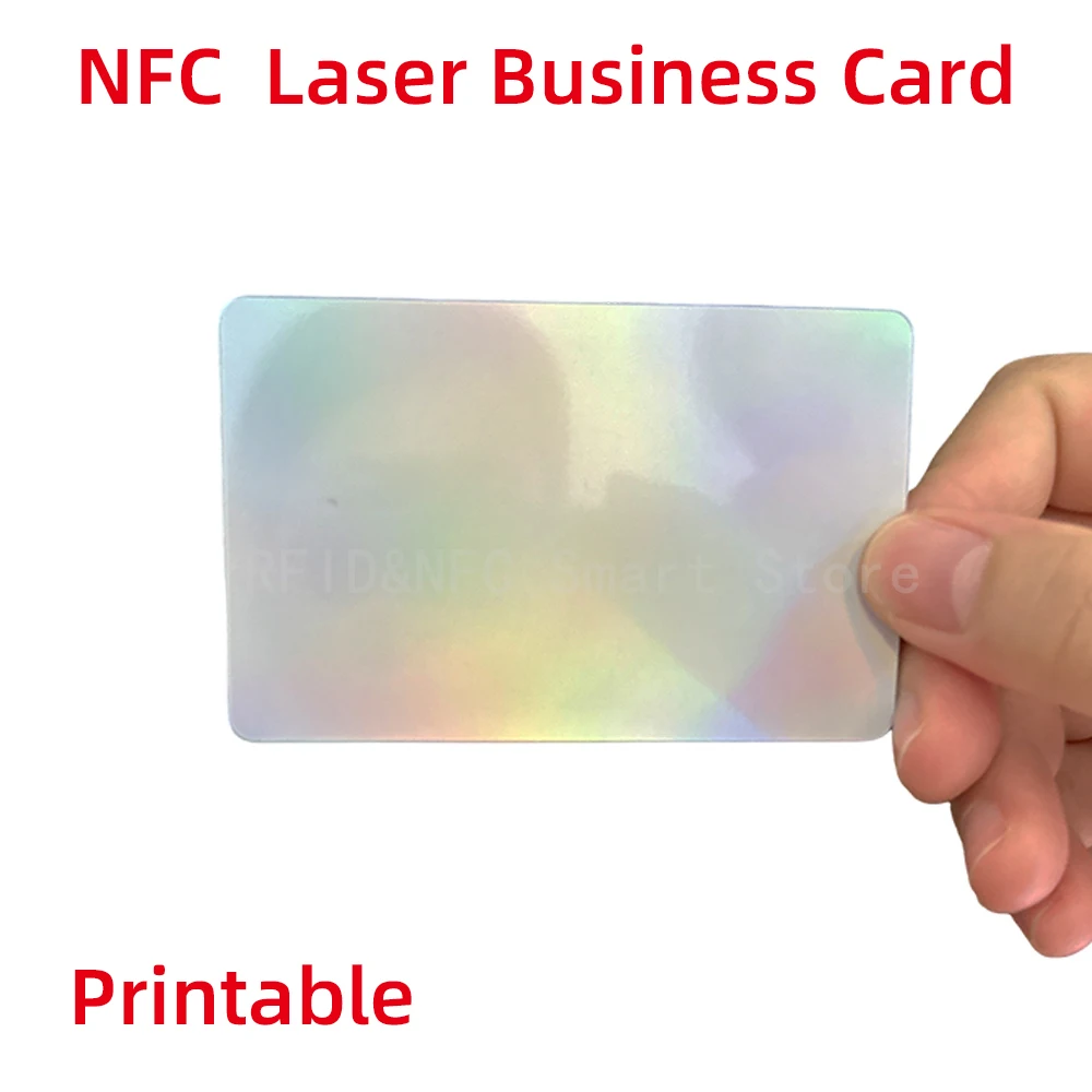 5 шт. NFC лазерные визитные карточки Материал ПВХ 13,56 МГц RFID контроль доступа NTG 213 NFC-карта персонализированная лазерная визитная карточка NFC